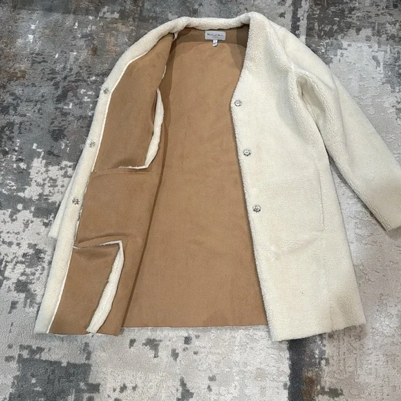 Michael stars teddy cream jacket - Picture 2 of 3